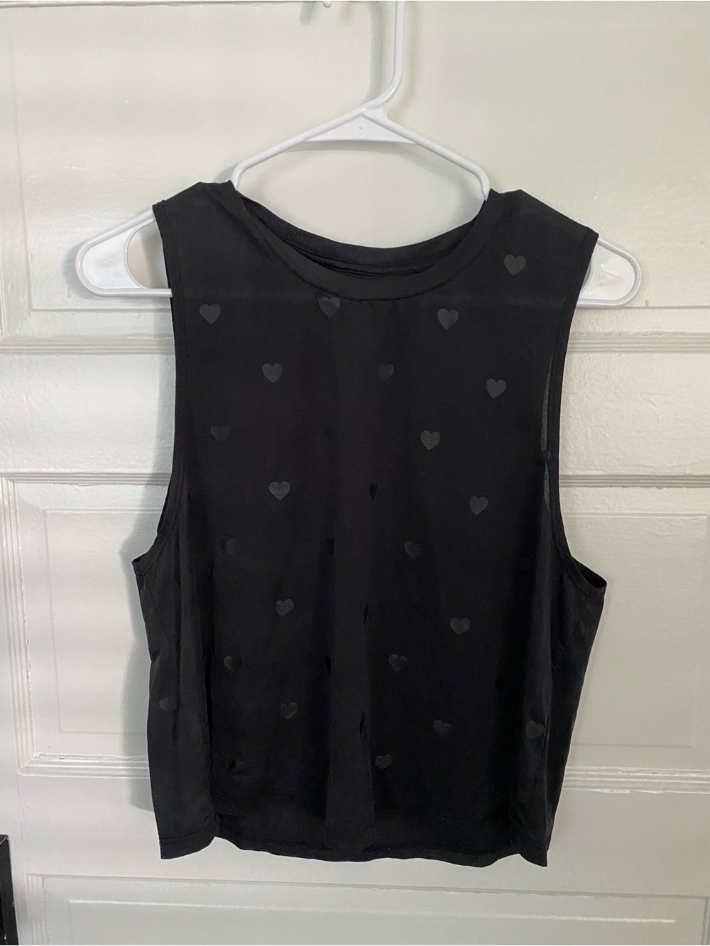Spiritual Gangster Black Heart-Print Muscle Tank